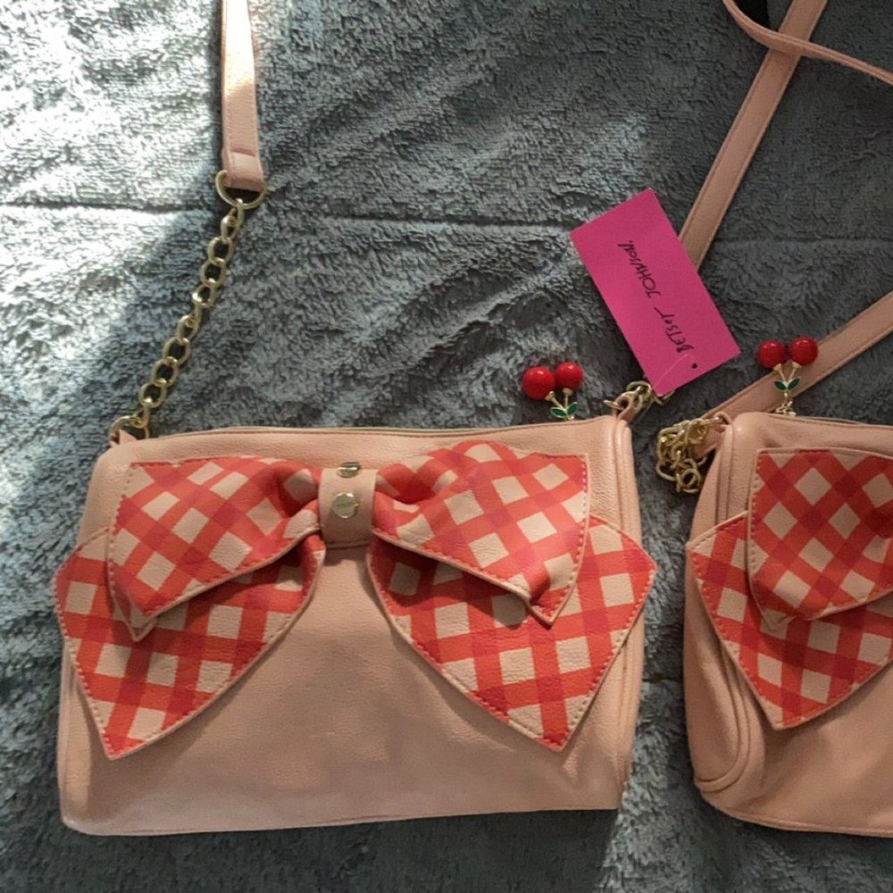 Betsey Johnson purse with big bow